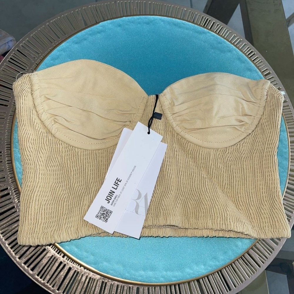 Top zara Color Beige